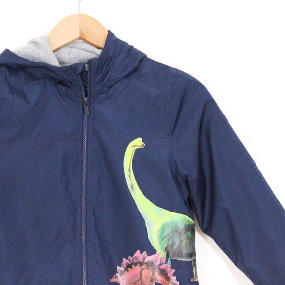 Carters Navy Fleece-Lined Dinosaur Jacket - Picture 5 of 7